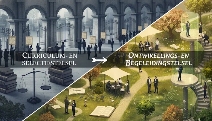 Eerst groeien dan sorteren