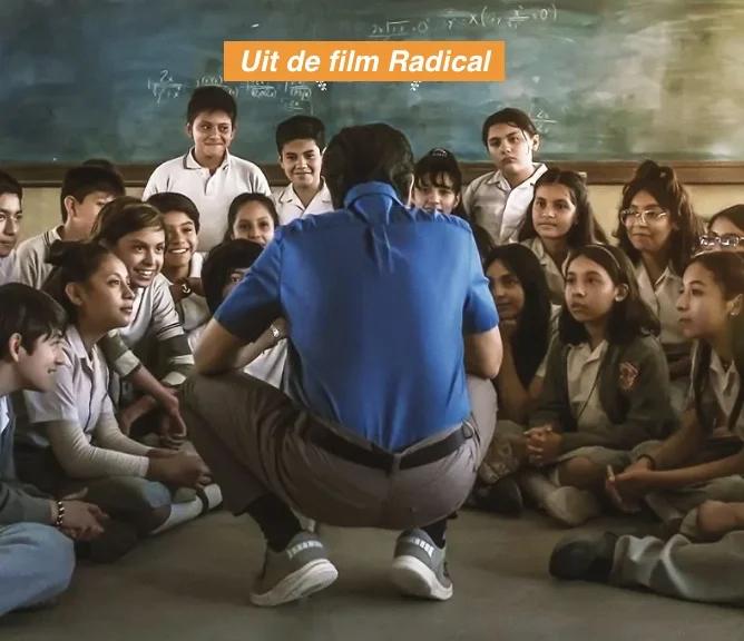 Leraar wijst op iets film radical