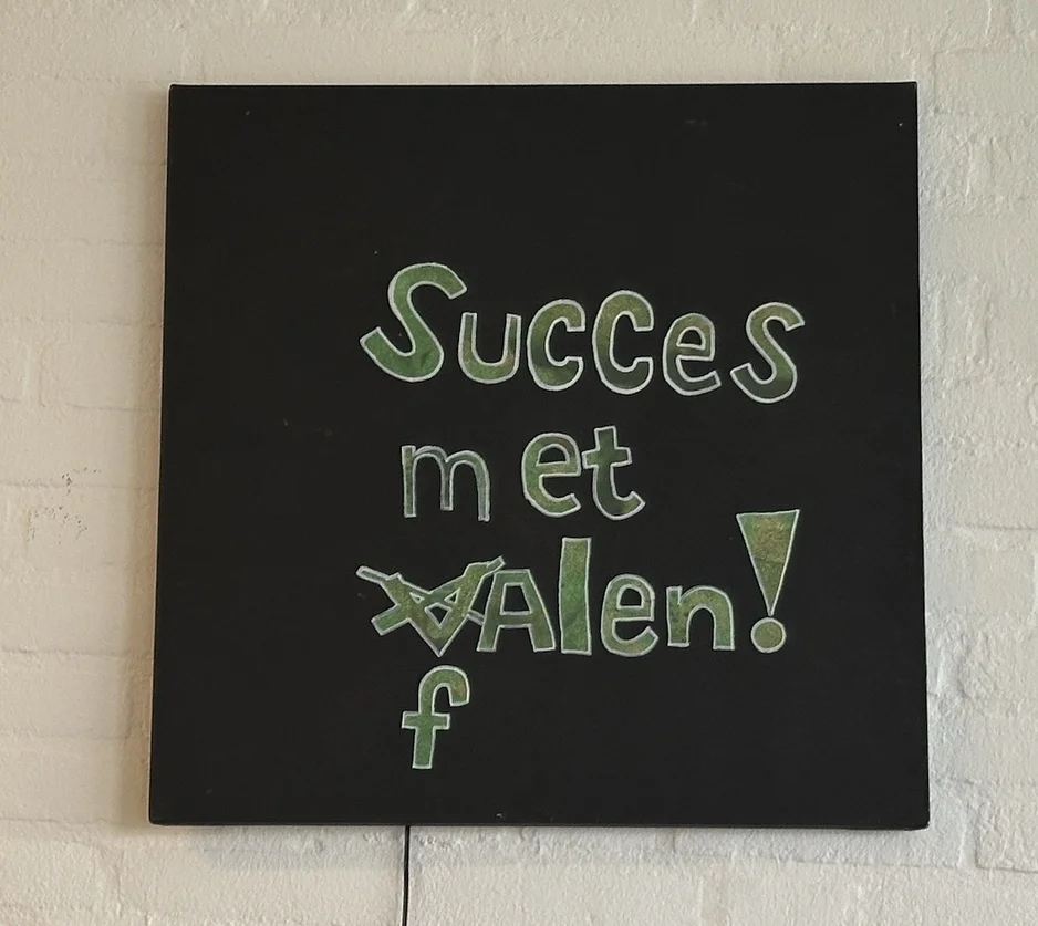 Poster succes met falen